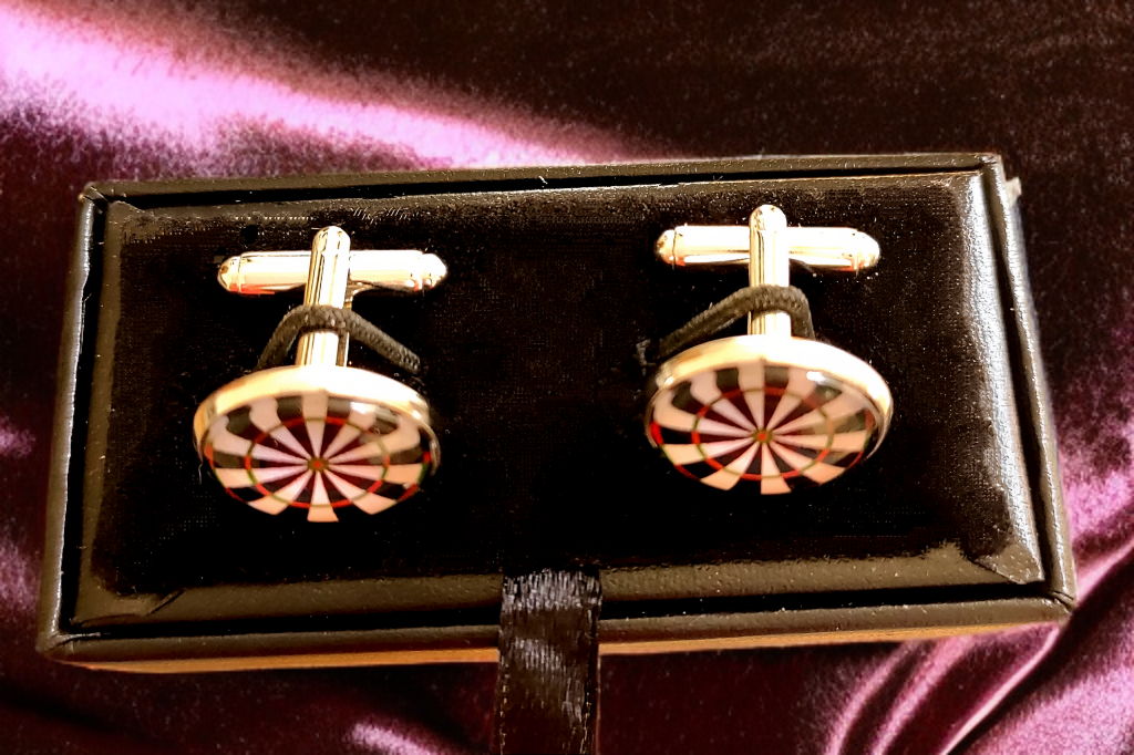 Dart Board Cufflinks