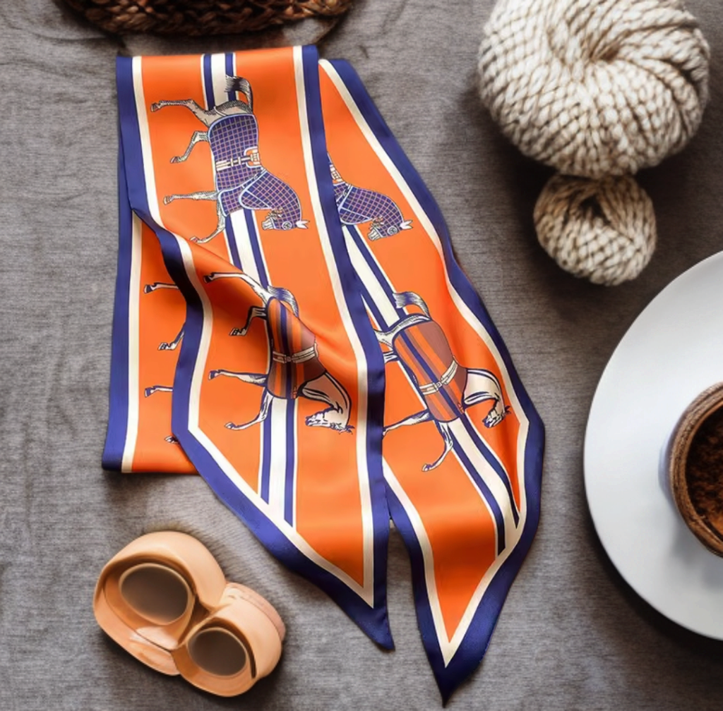 Luxury Horse Print Scarf
