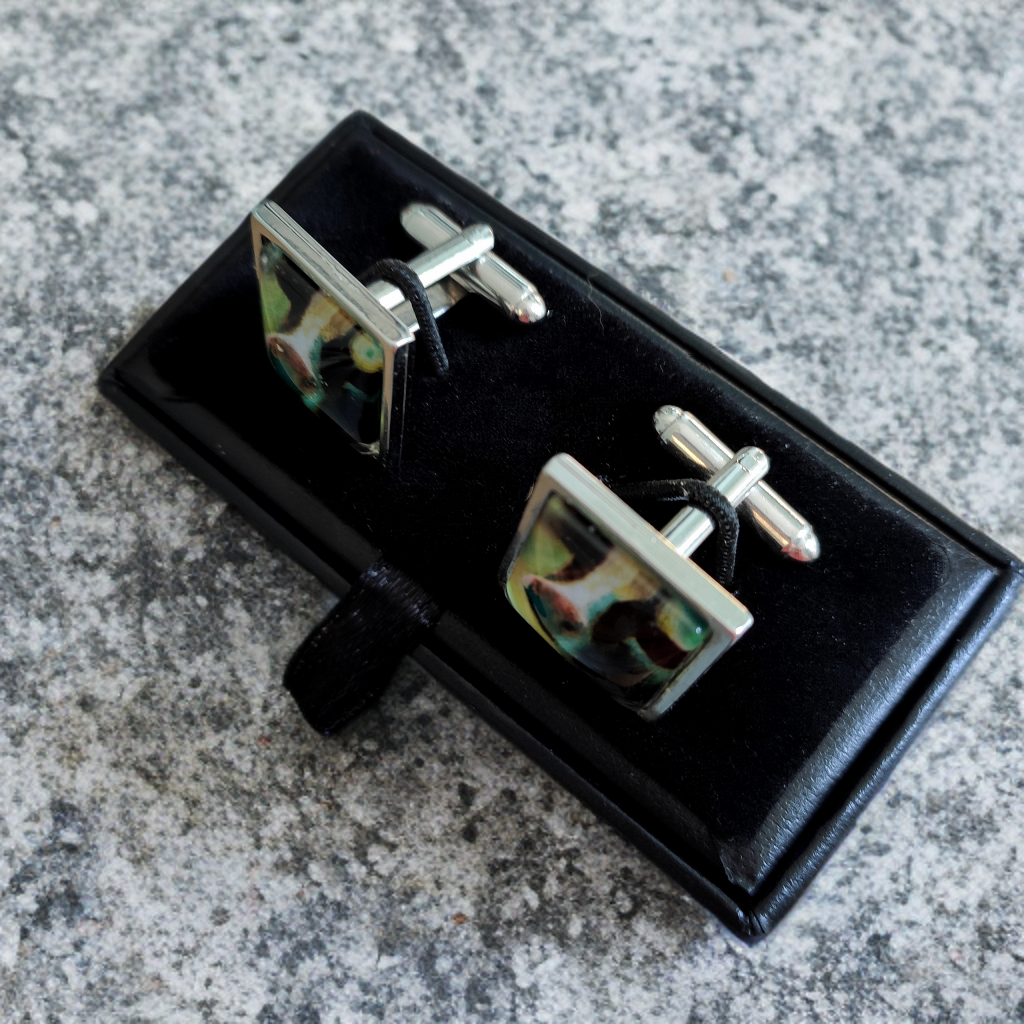 Cow Head Square Cufflinks