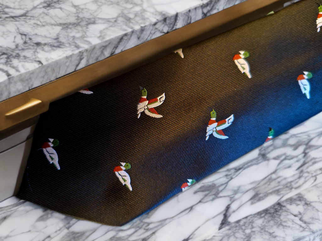 Duck Motif Country Tie