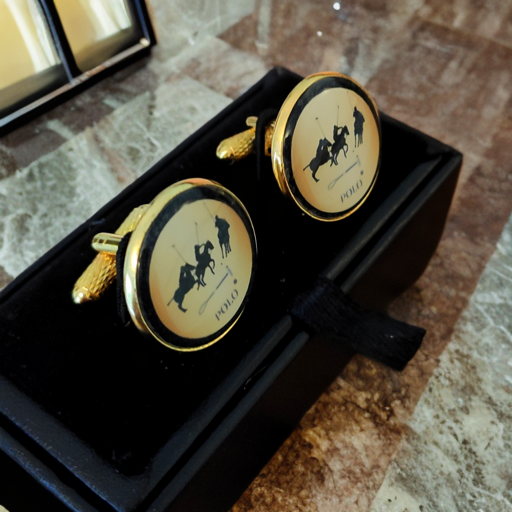 Polo Player Motif Cufflinks
