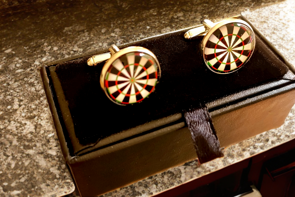 Dart Board Cufflinks