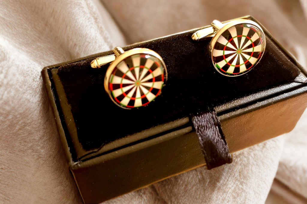 Dart Board Cufflinks