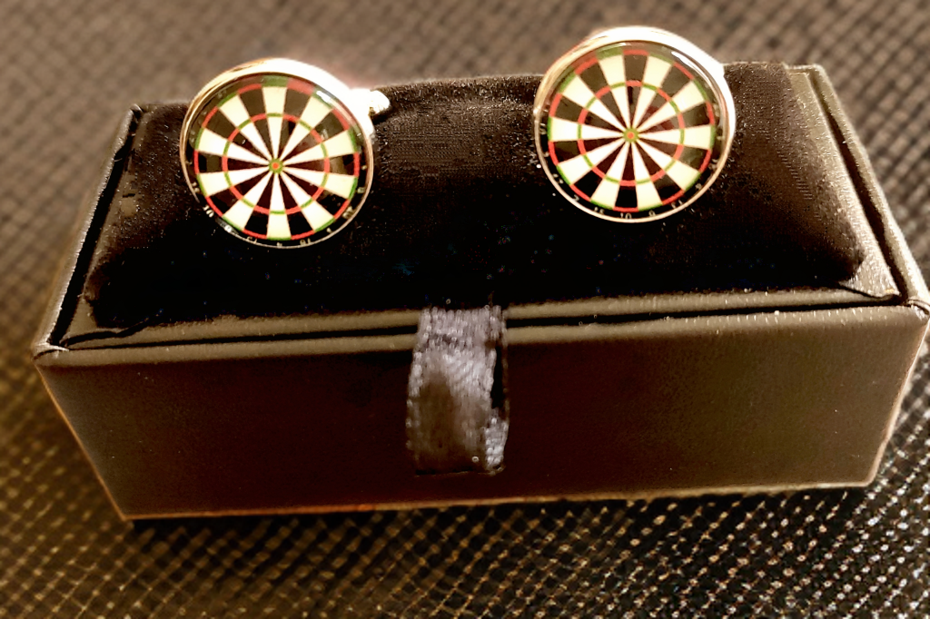 Dart Board Cufflinks