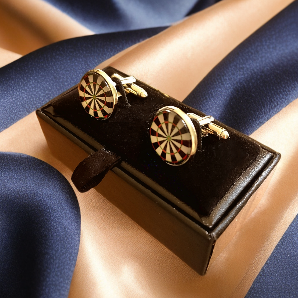 Dart Board Cufflinks