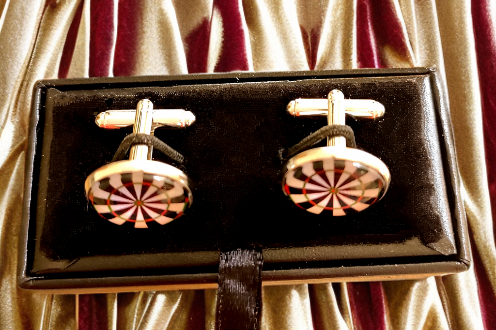 Dart Board Cufflinks