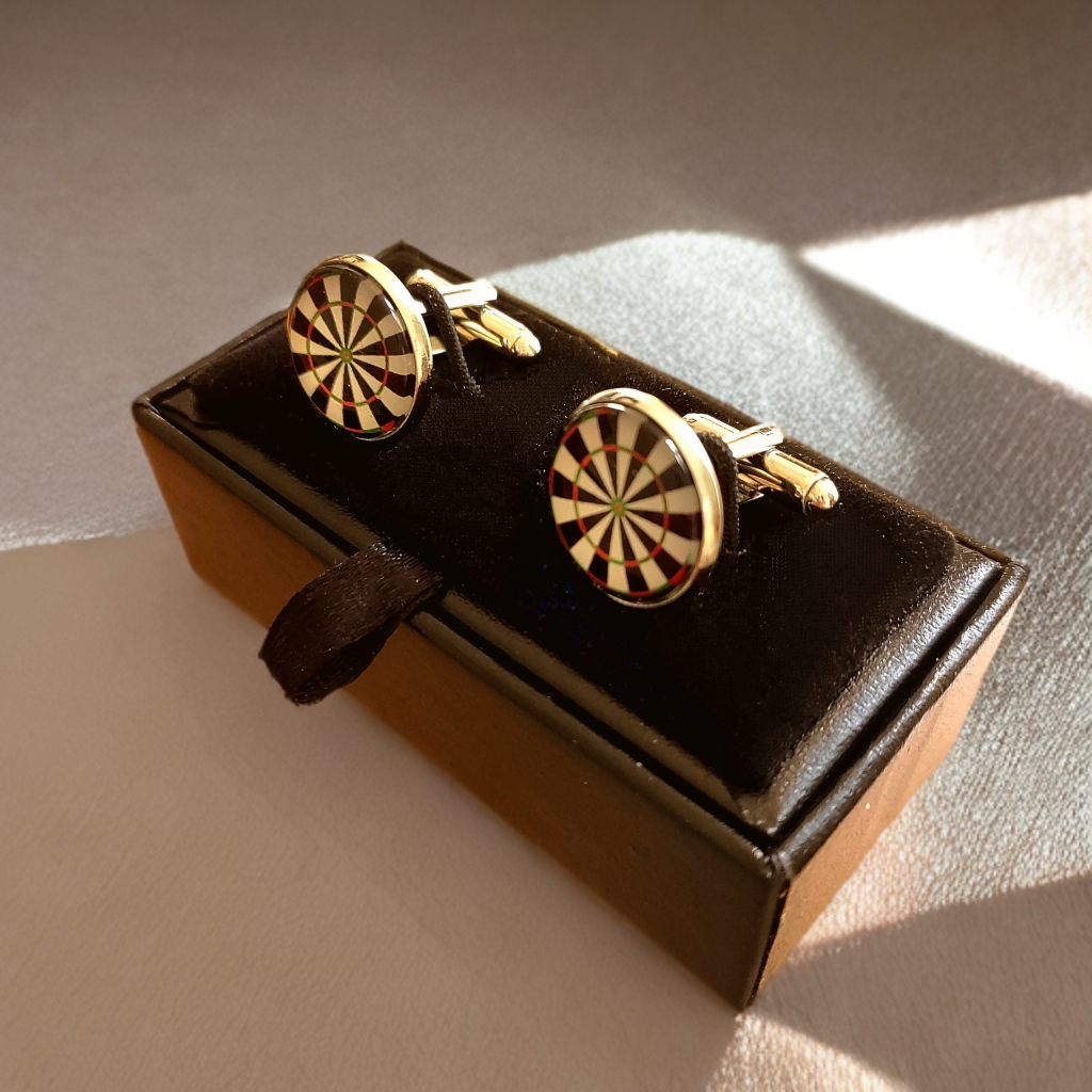 Dart Board Cufflinks