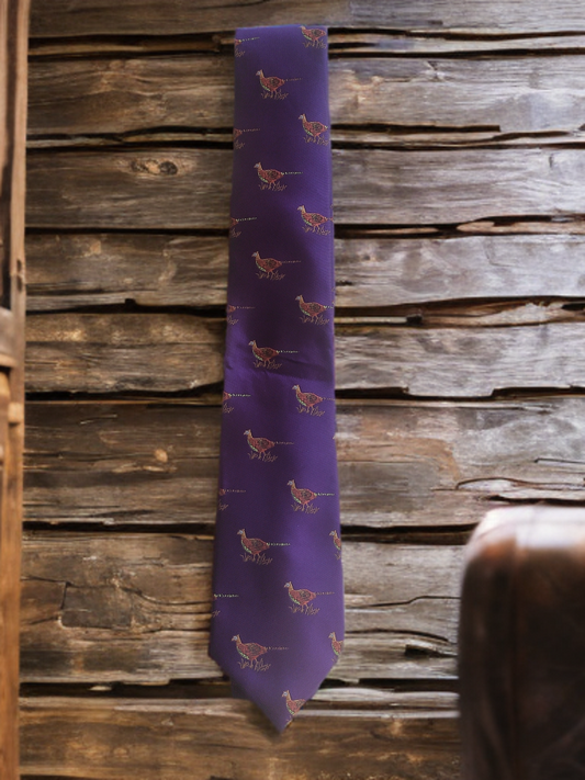 Gents tie pheasant design