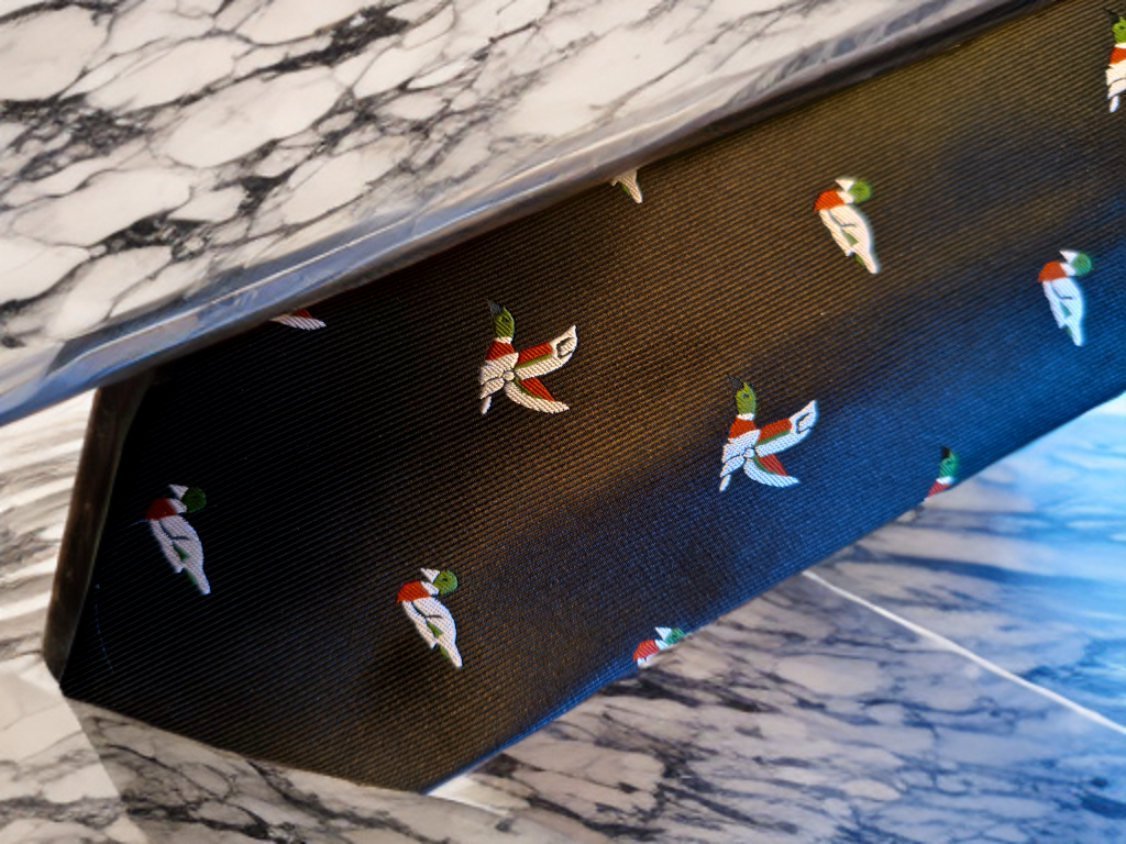 Duck Motif Country Tie