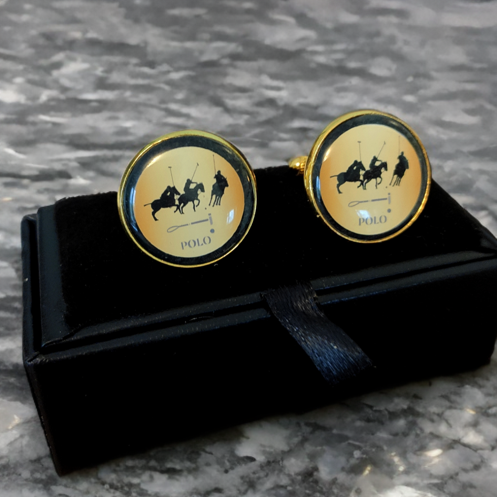 Polo Player Motif Cufflinks