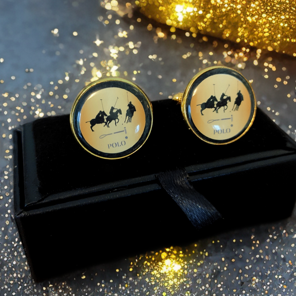 Polo Player Motif Cufflinks