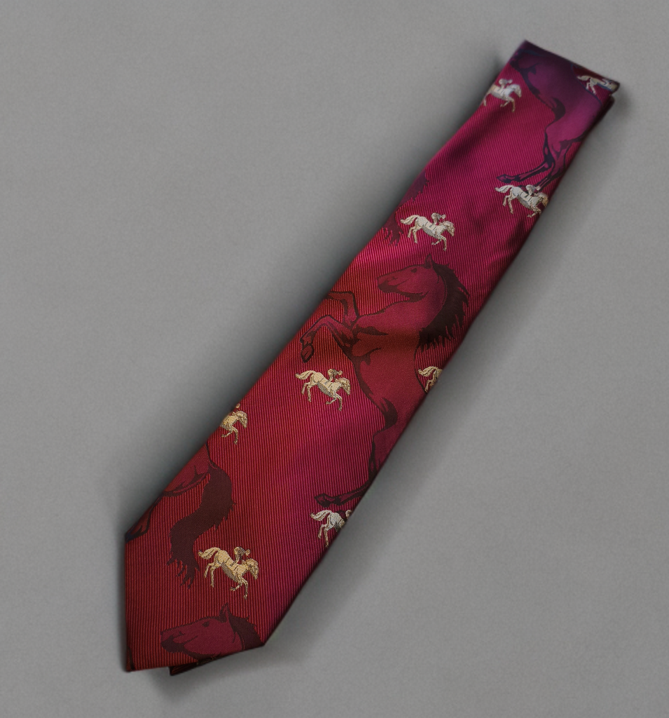 Equestrian Burgundy Tie