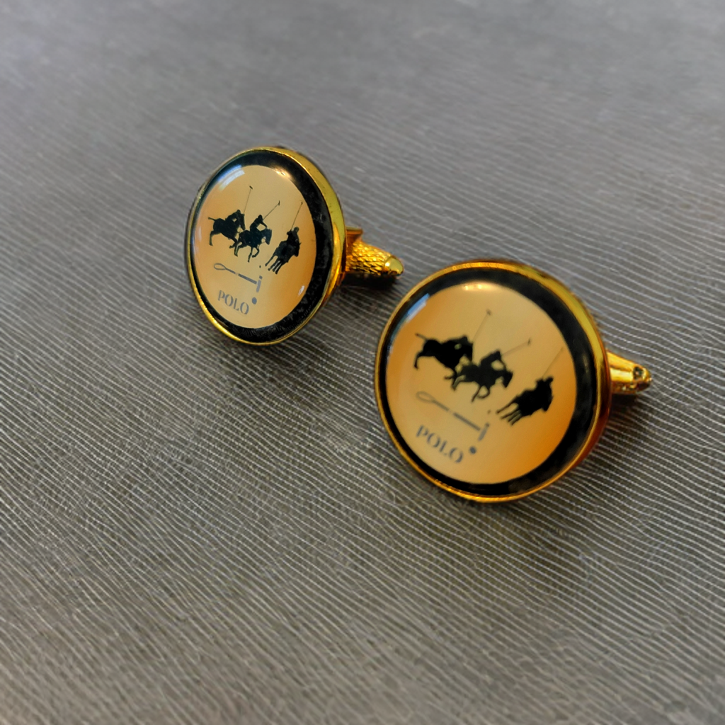 Polo Player Motif Cufflinks