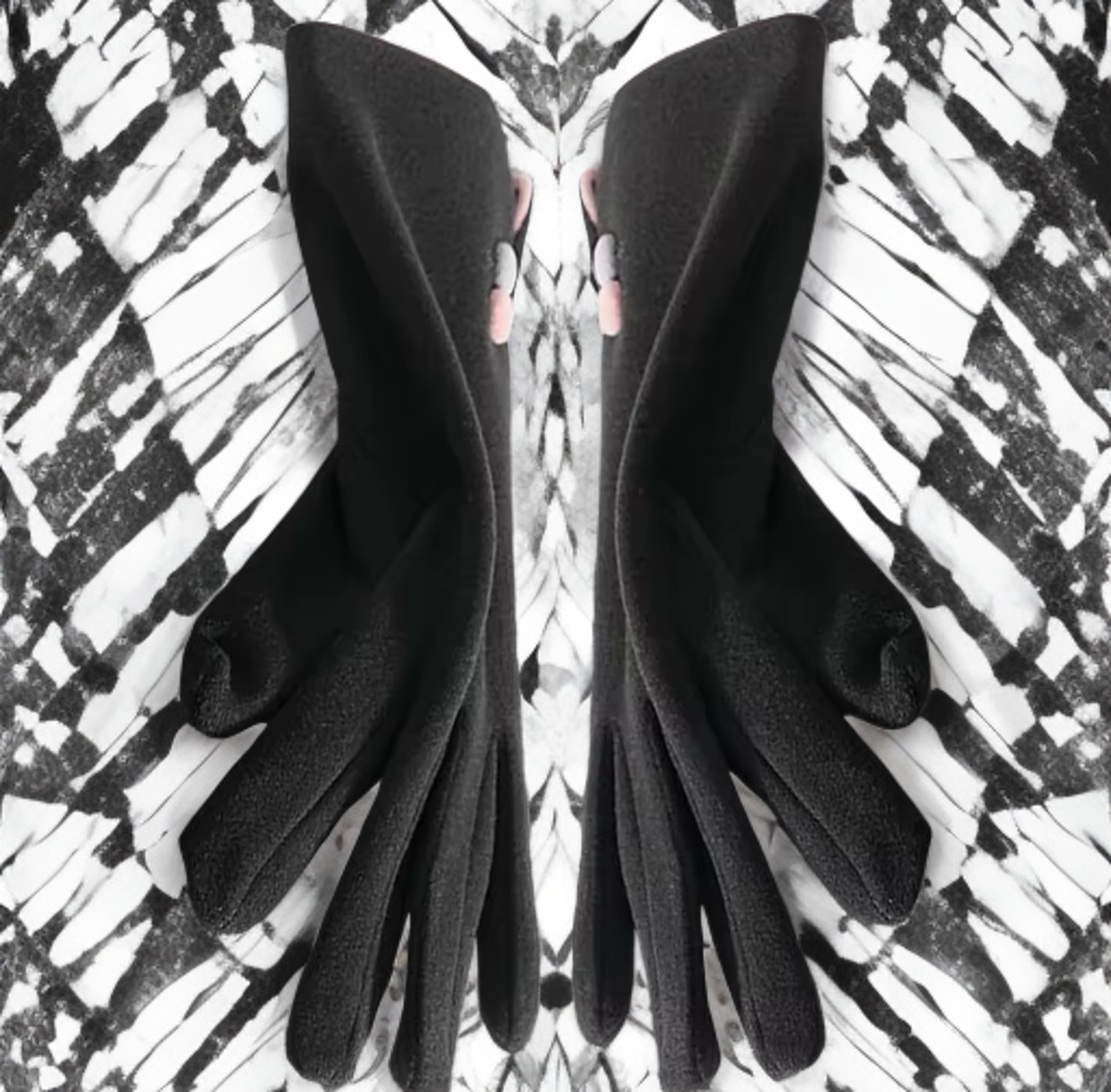 Womens Black Gloves