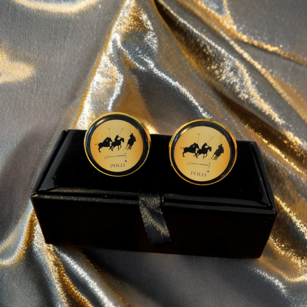 Polo Player Motif Cufflinks