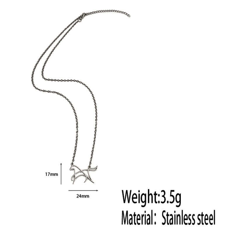 Celtic Craft Style Horse Necklace