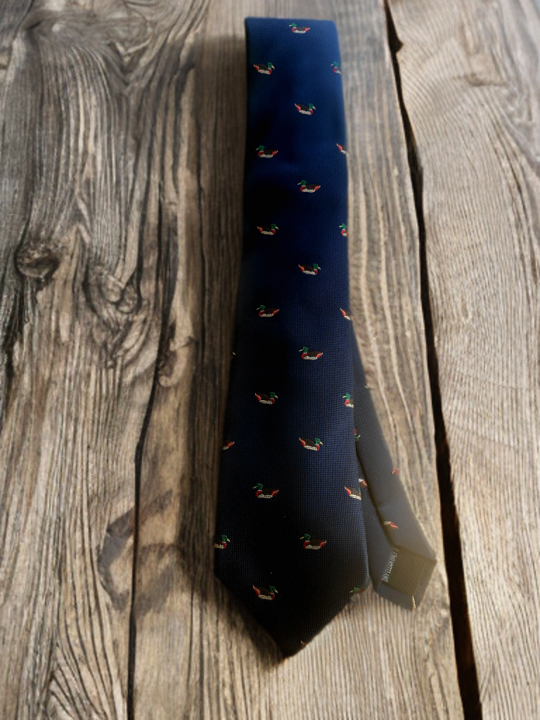 Gents Tie With Duck Pattern