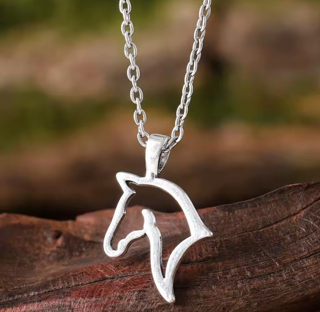 Horse Head Necklace