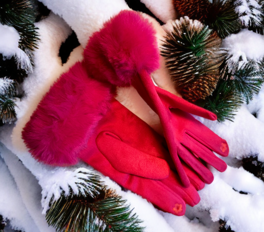 Pink Ladies Gloves