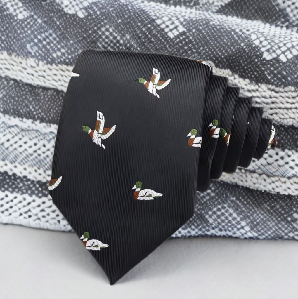 Duck Motif Country Tie