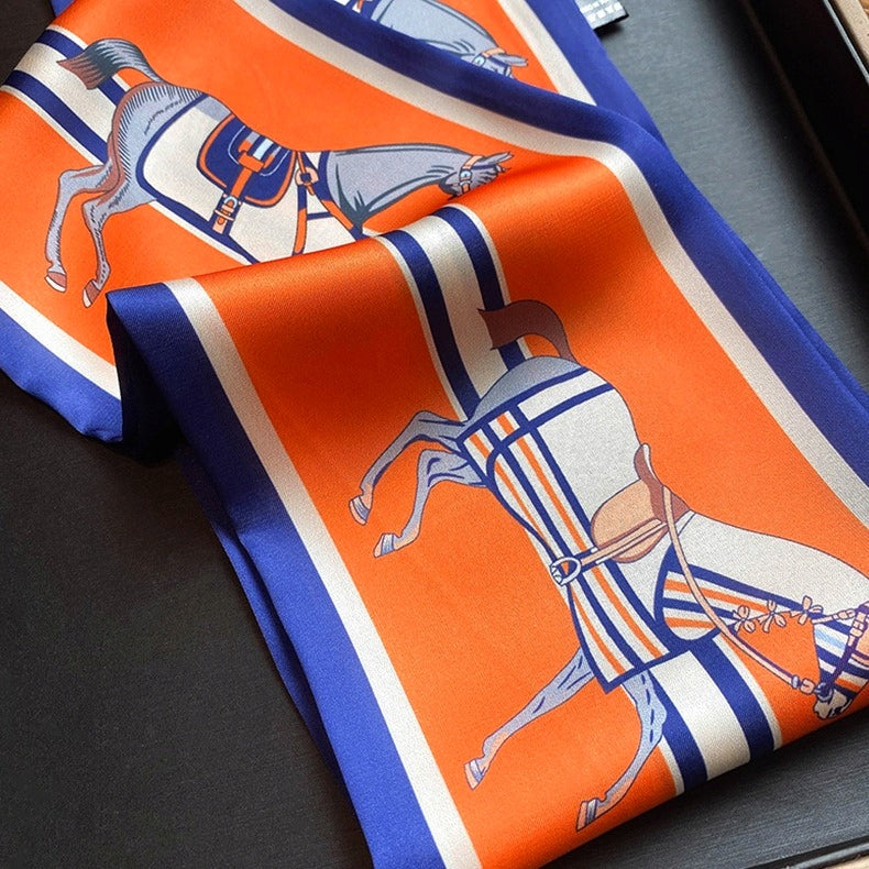 Luxury Horse Print Scarf