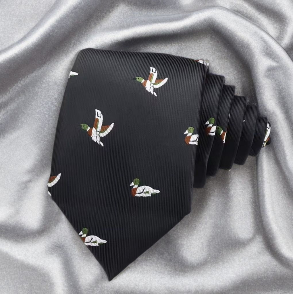 Duck Motif Country Tie