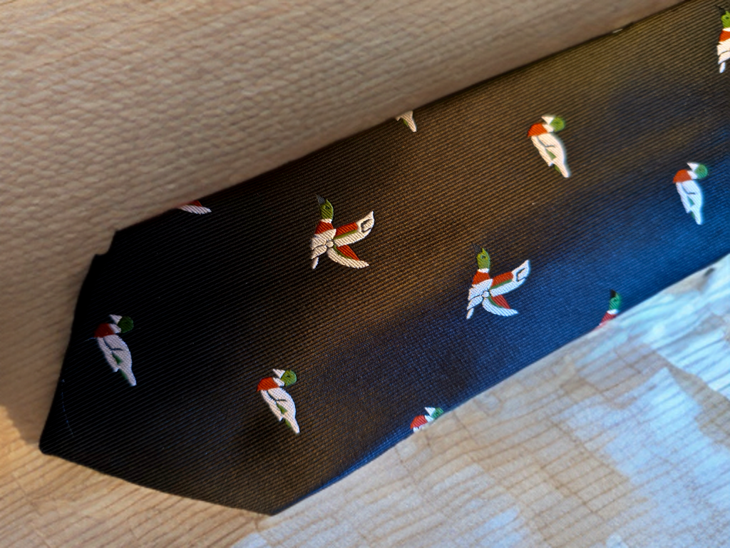 Duck Motif Country Tie