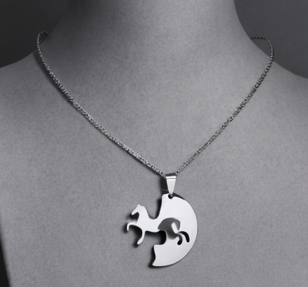 Horse Lovers Friendship Pendant Necklace