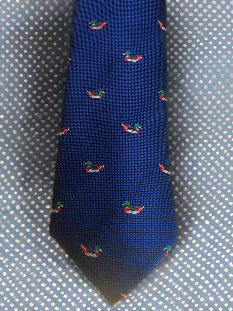 Gents Tie With Duck Pattern