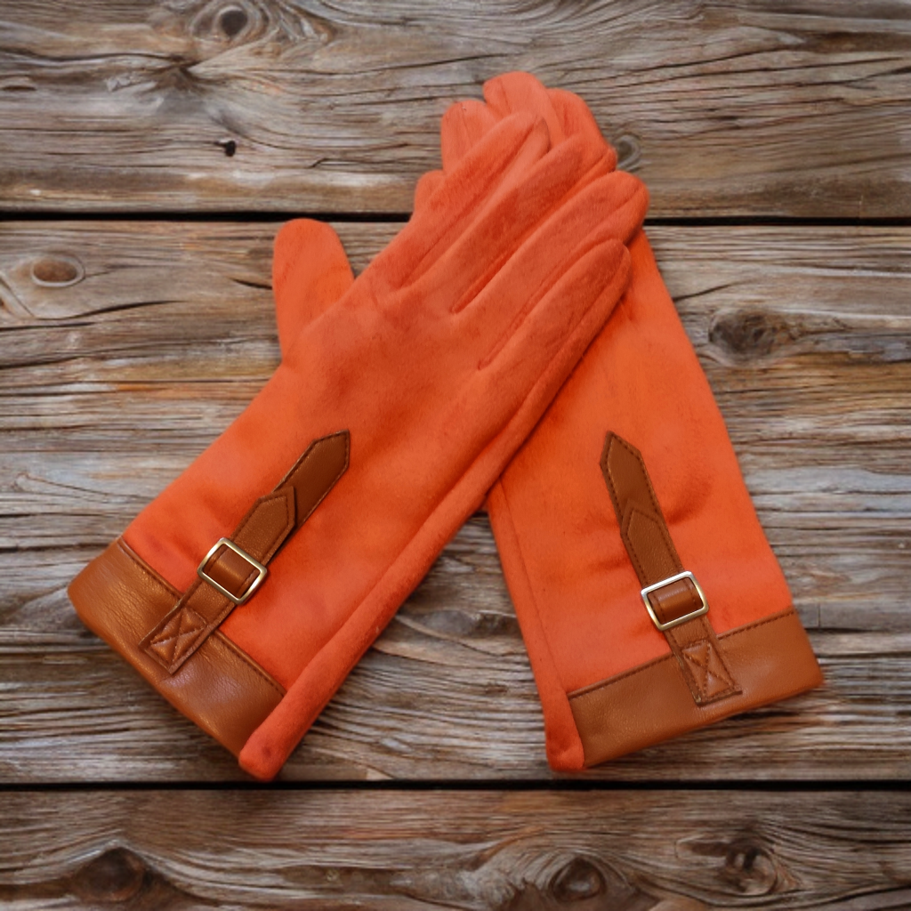 Suede feel Gloves for Ladies
