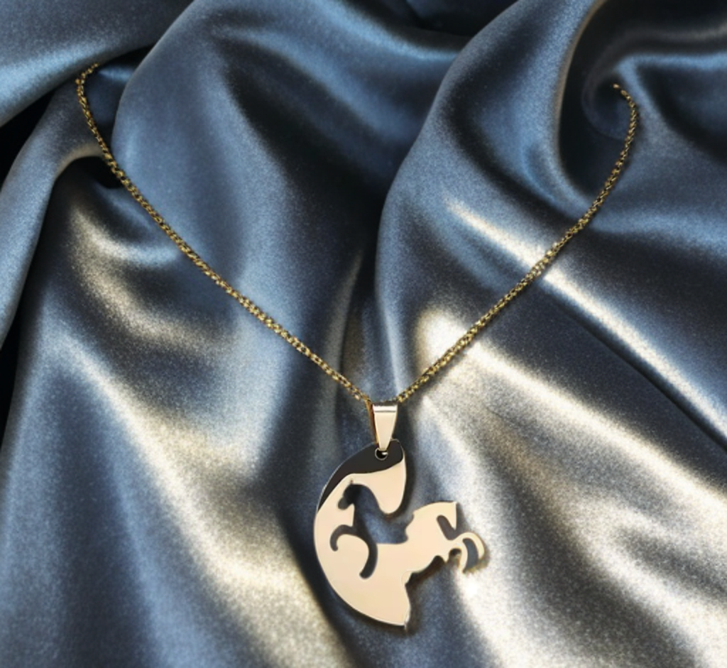 Horse Lovers Friendship Pendant Necklace