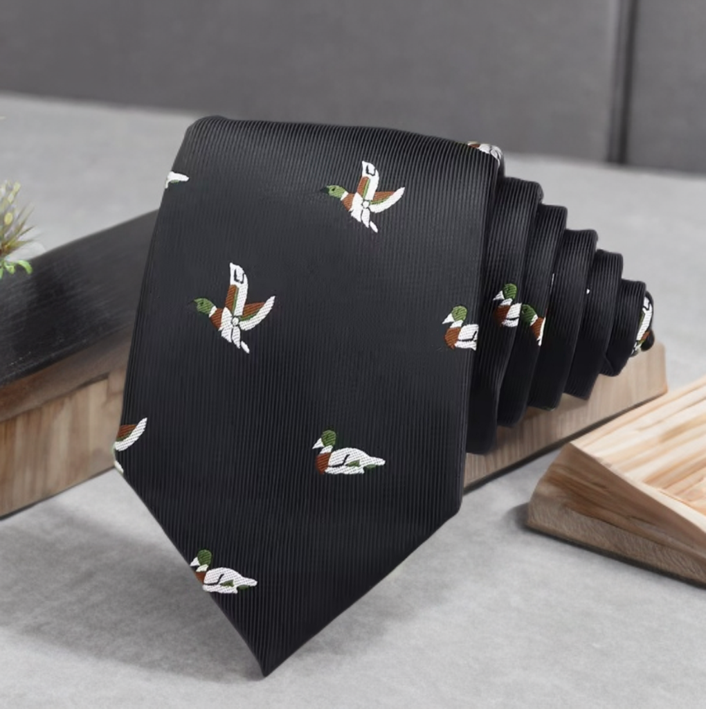 Duck Motif Country Tie