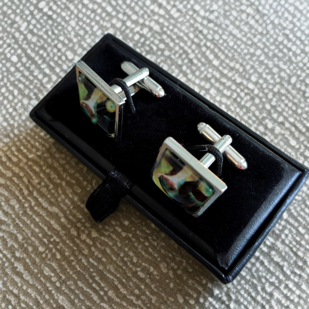 Cow Head Square Cufflinks