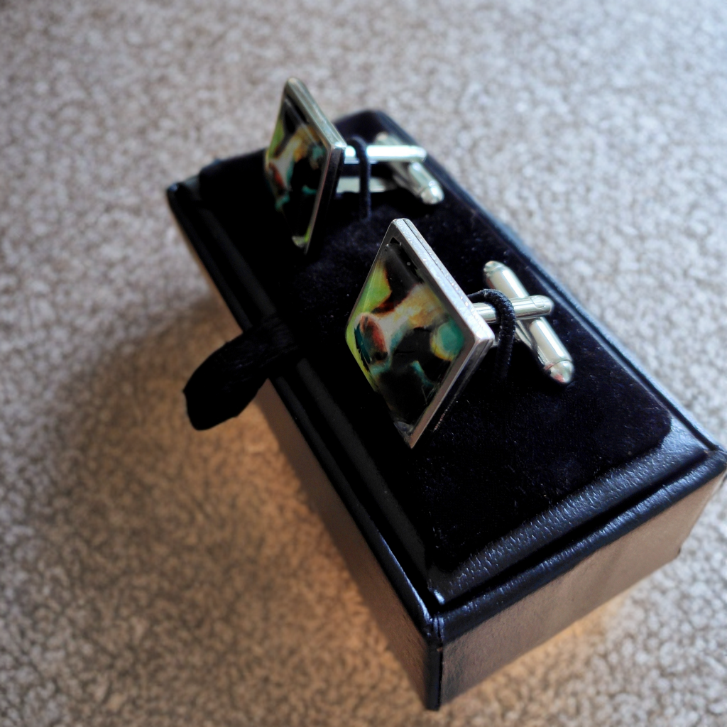 Cow Head Square Cufflinks