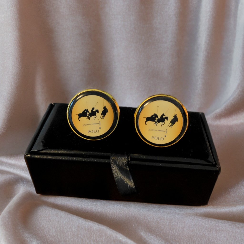 Polo Player Motif Cufflinks