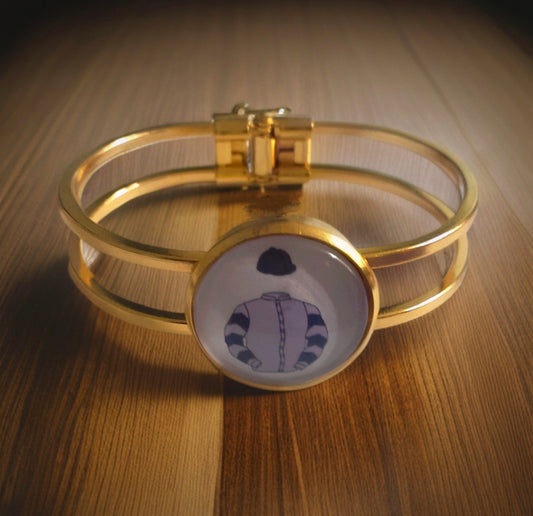 Horse Racing Silks Bangle -Custom Owners Colours