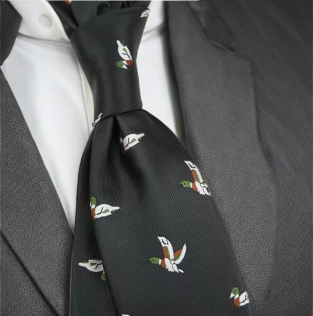 Duck Motif Country Tie