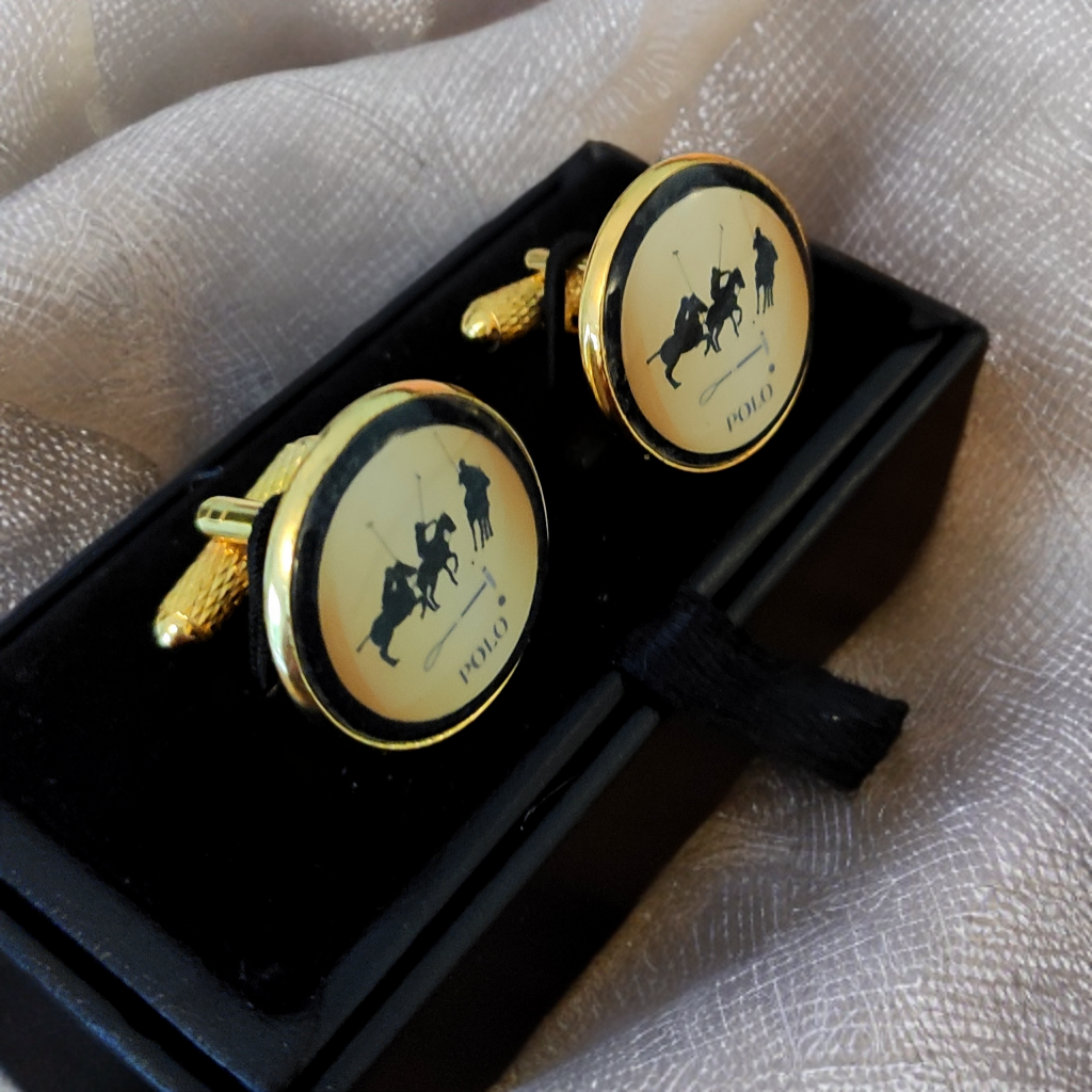 Polo Player Motif Cufflinks
