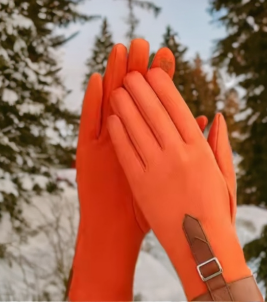 Suede feel Gloves for Ladies