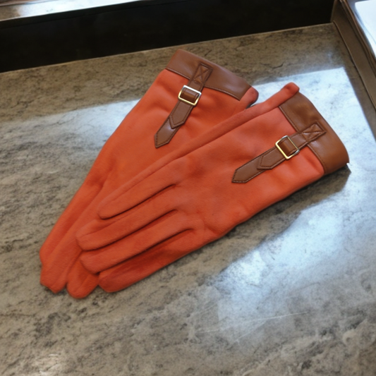 Suede feel Gloves for Ladies