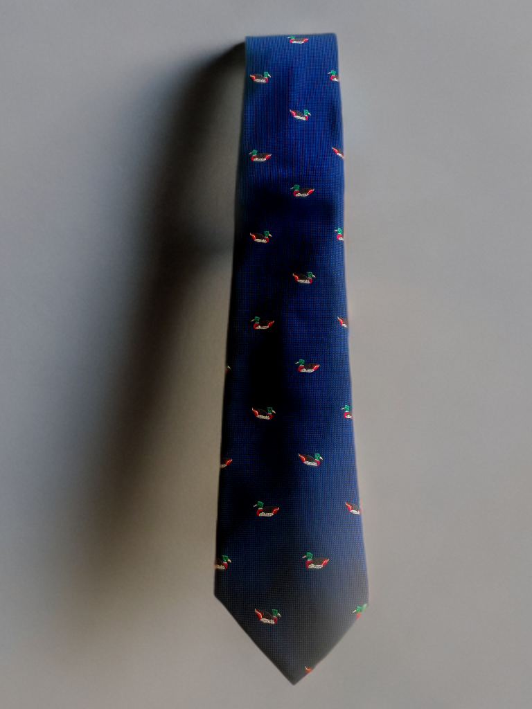 Gents Tie With Duck Pattern