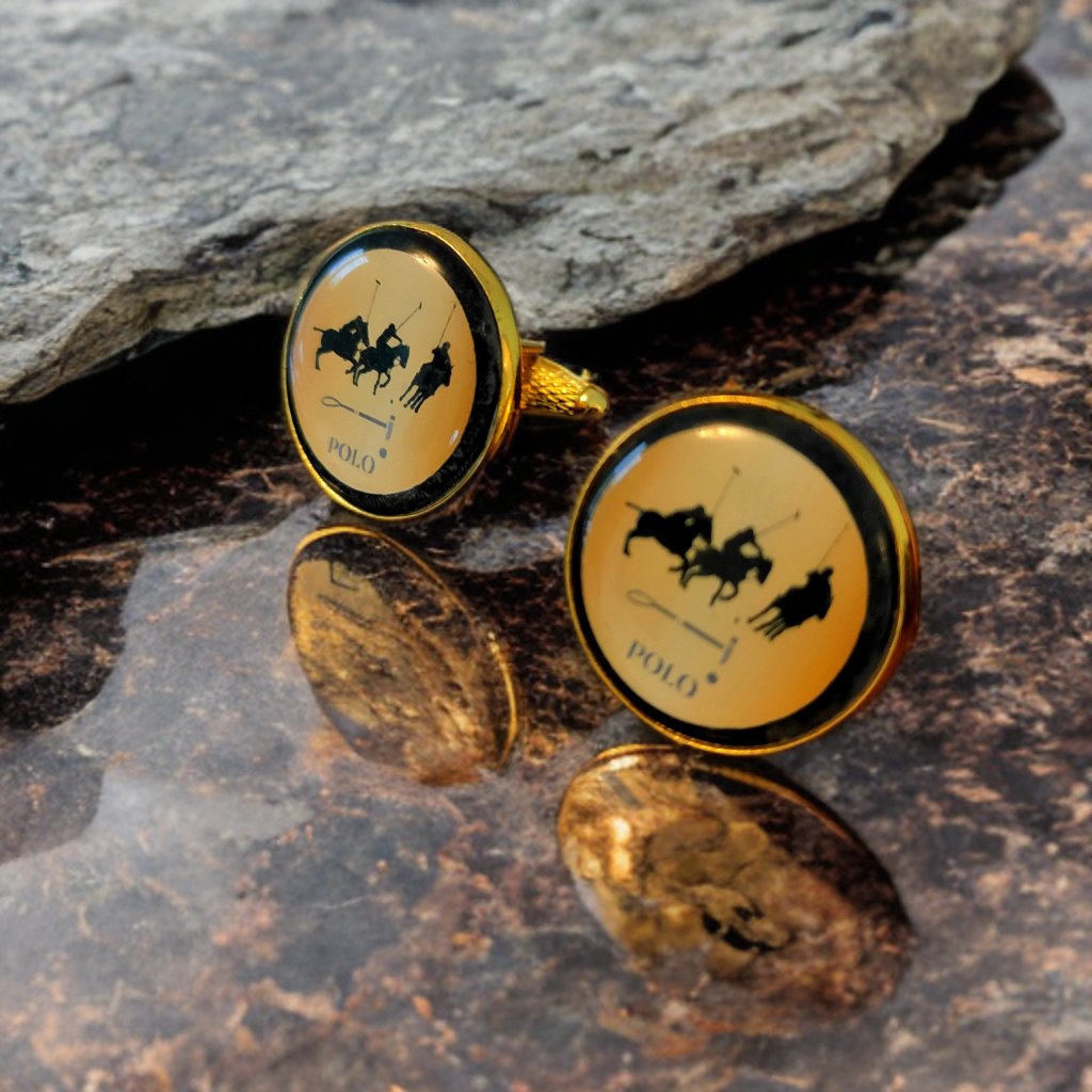 Polo Player Motif Cufflinks