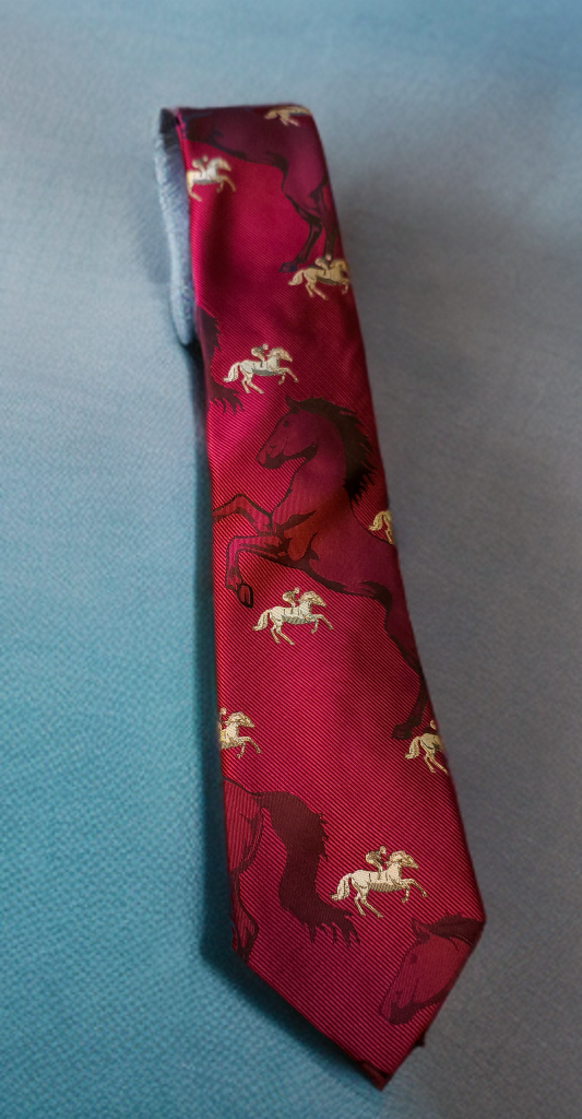Equestrian Burgundy Tie