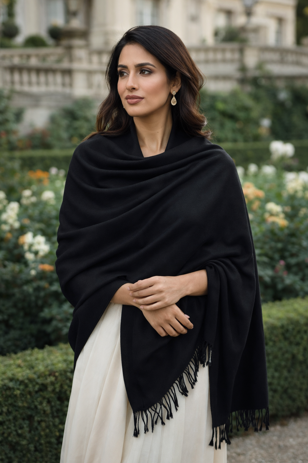 Black Pashmina Scarf