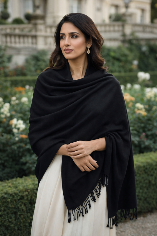 Black Pashmina Scarf