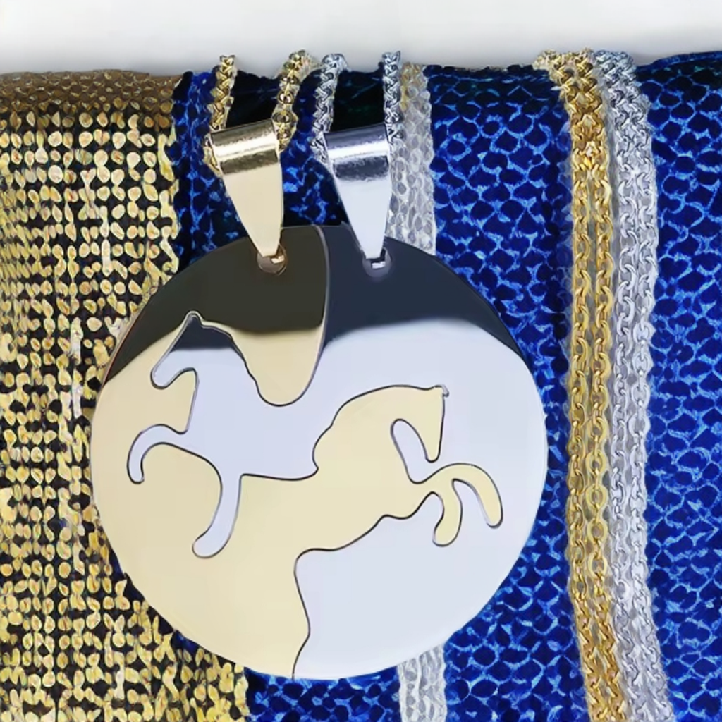 Horse Lovers Friendship Pendant Necklace