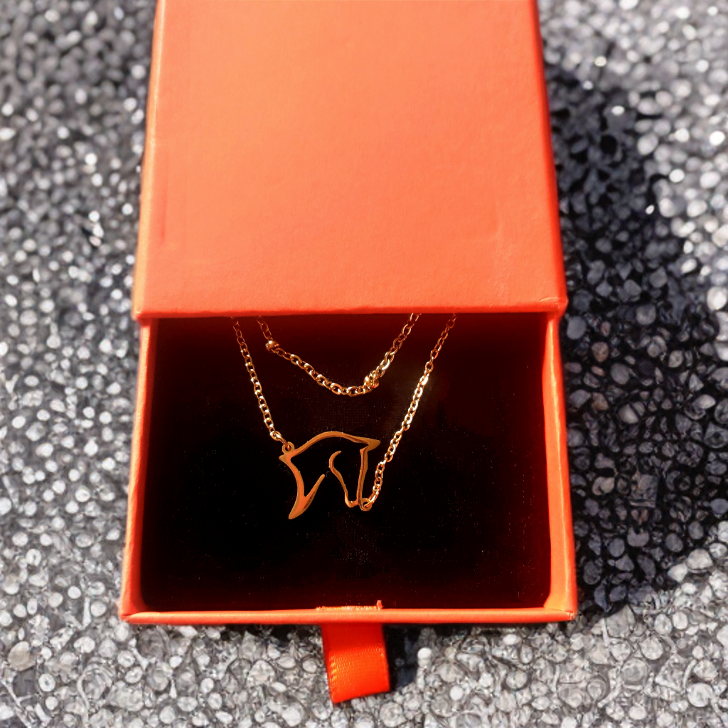 Horse Head Double Layer Chain Bracelet