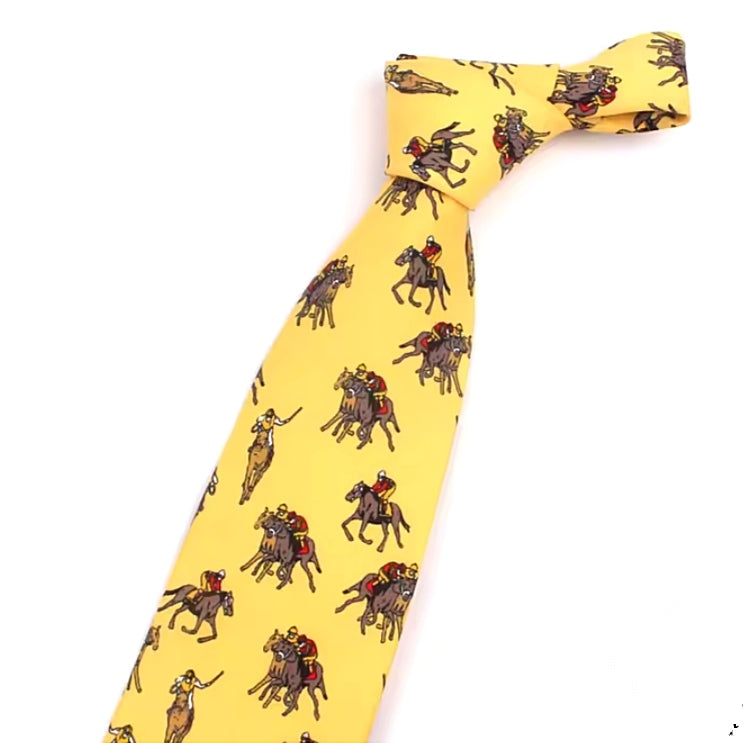 Horse Racing Tie