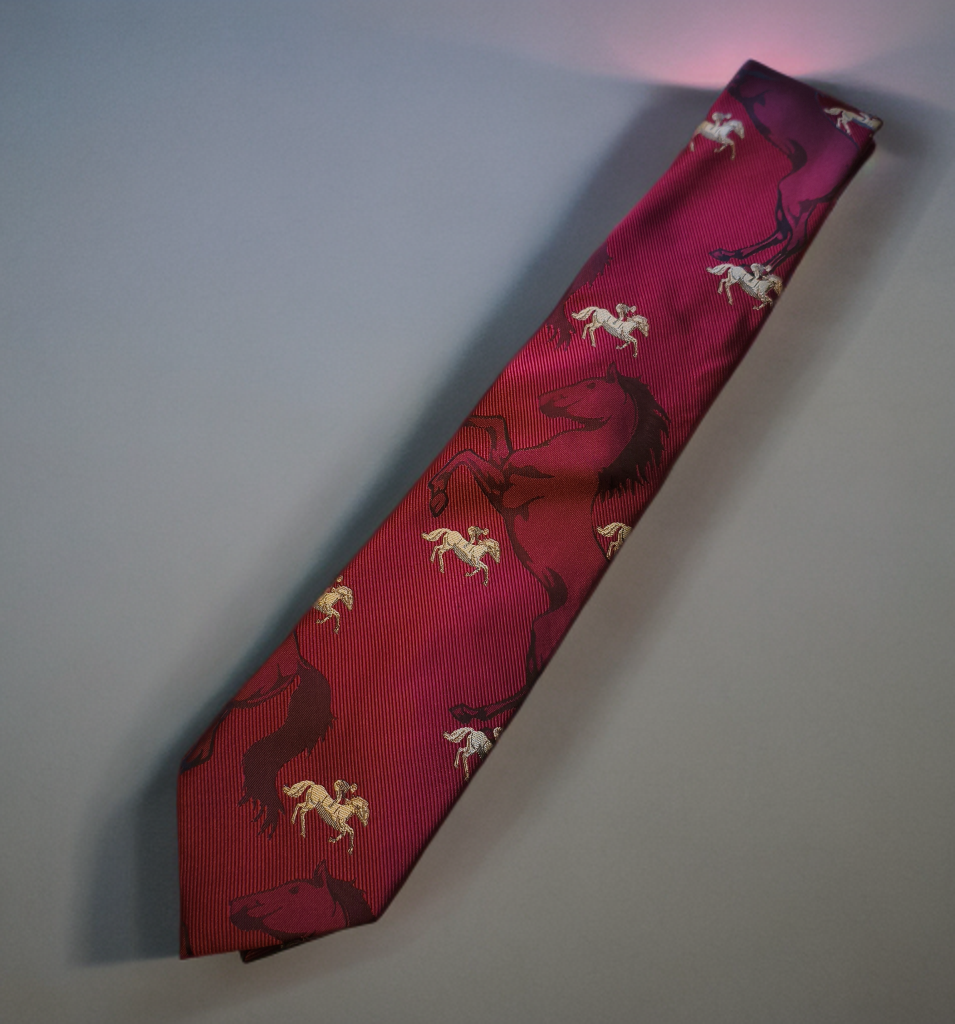 Equestrian Burgundy Tie