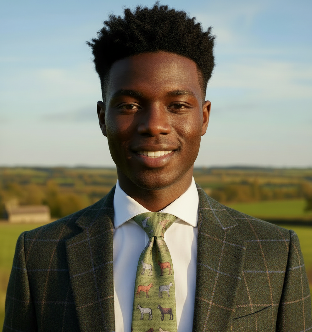 Gent's tie wth horse pattern
